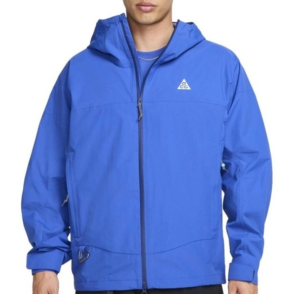 Nike ACG "Morpho" Men's Storm Fit ADV Full Zip Hooded Rain Jacket Large - Picture 2 of 14